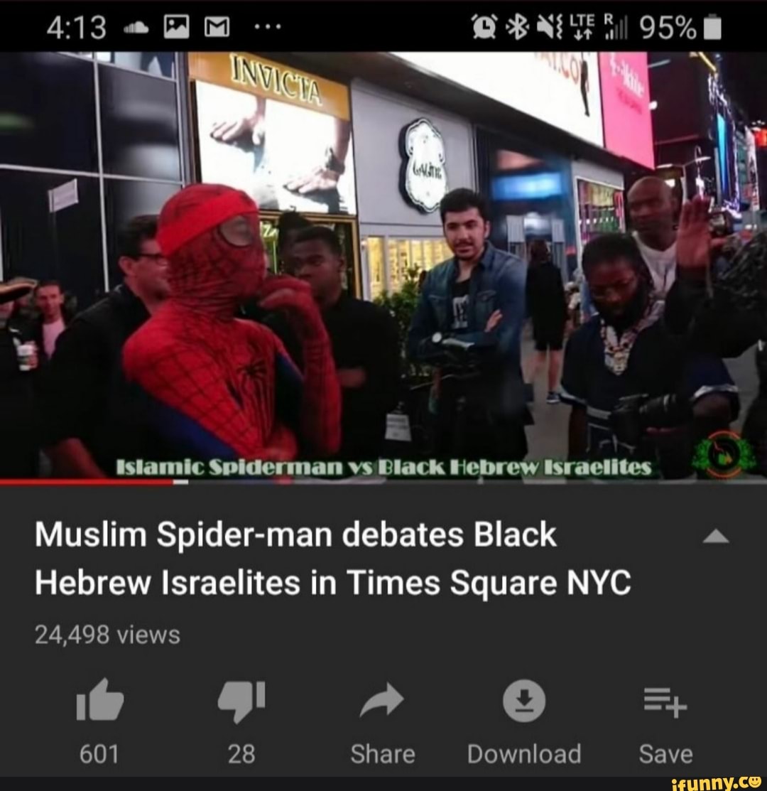 Islamic Spiderman vs Black Hebrew Israelites Muslim Spider-man debates ...