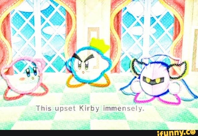 This upset Kirby immensely. - iFunny Brazil