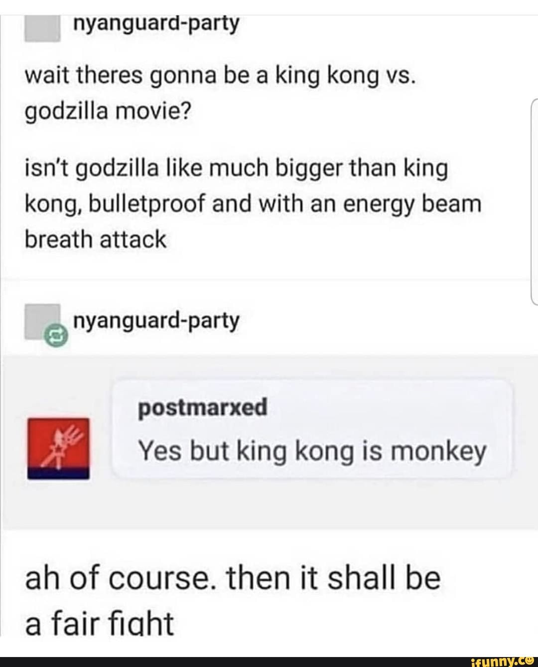 Wait theres gonna be a king kong vs. godzilla movie? isn't godzilla