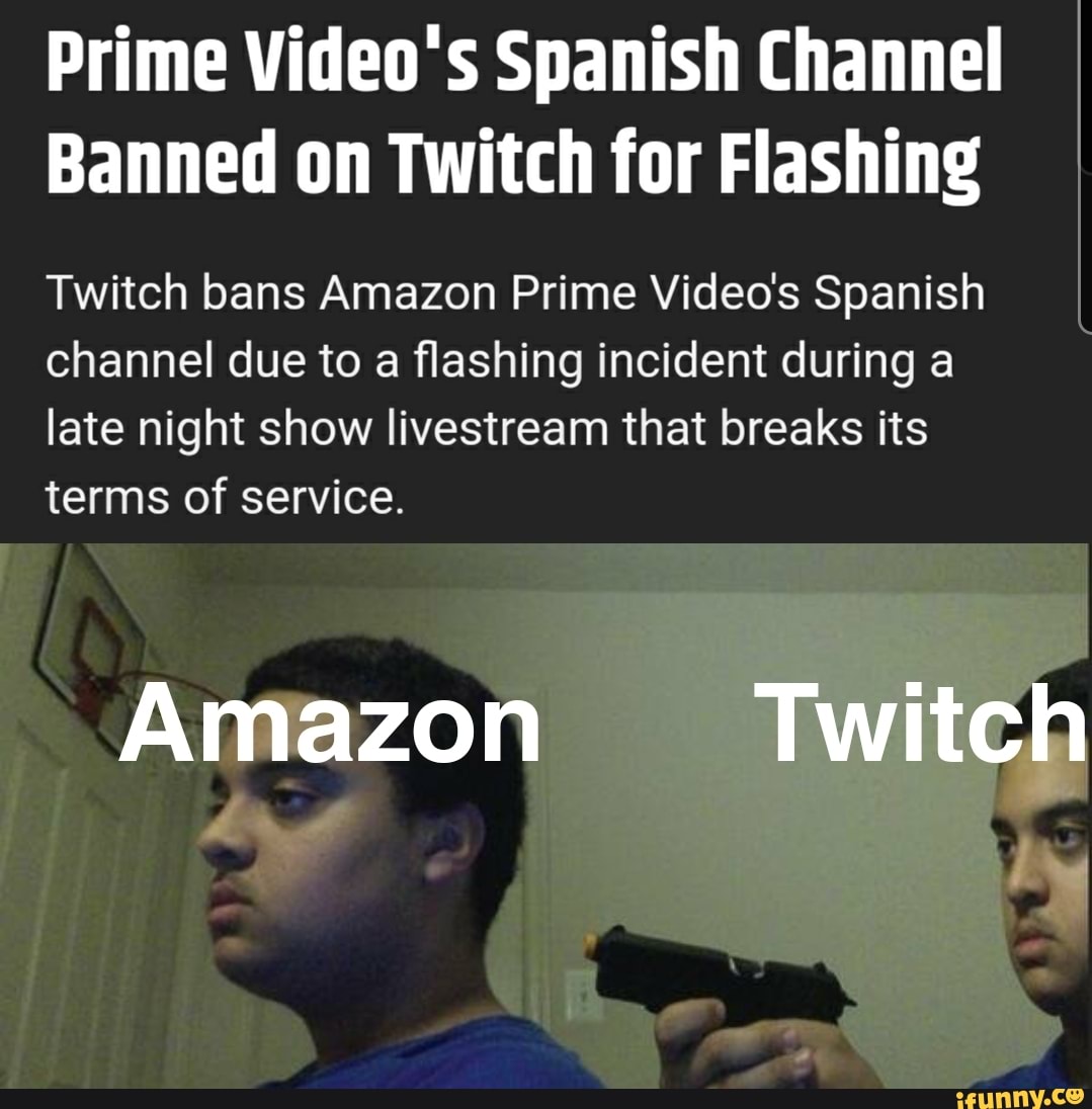 Prime Video's Spanish Channel Banned on Twitch for Flashing Twitch bans Amazon Prime Video's