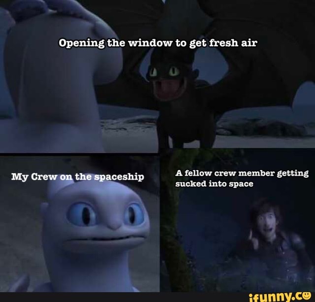 Opening the window to get fresh air - iFunny