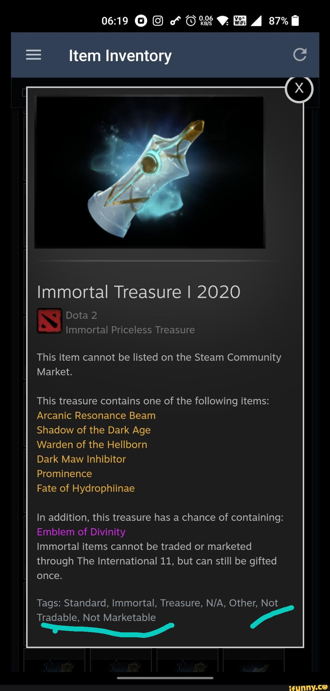 These treasures from 2020 battle pass were supposed to tradable