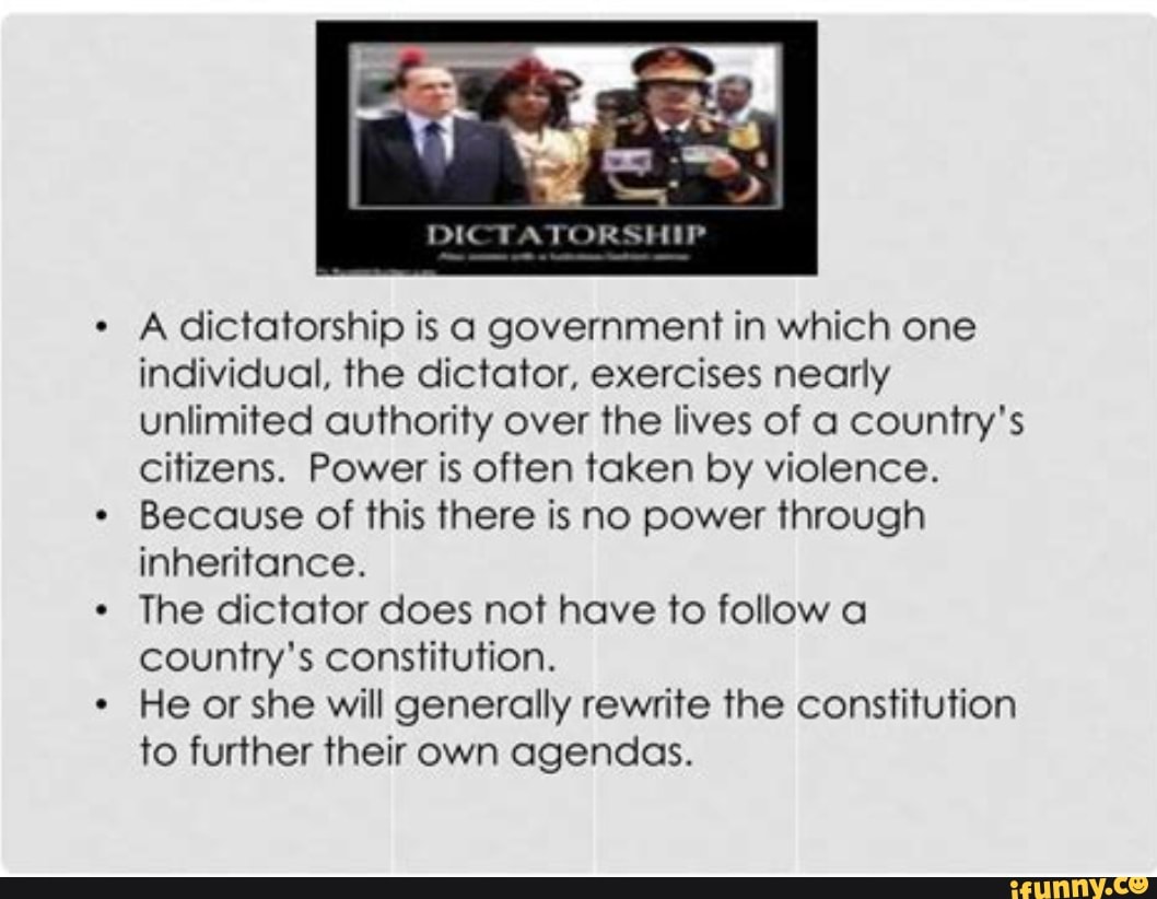 dictatorship-a-dictatorship-is-a-government-in-which-one-individual