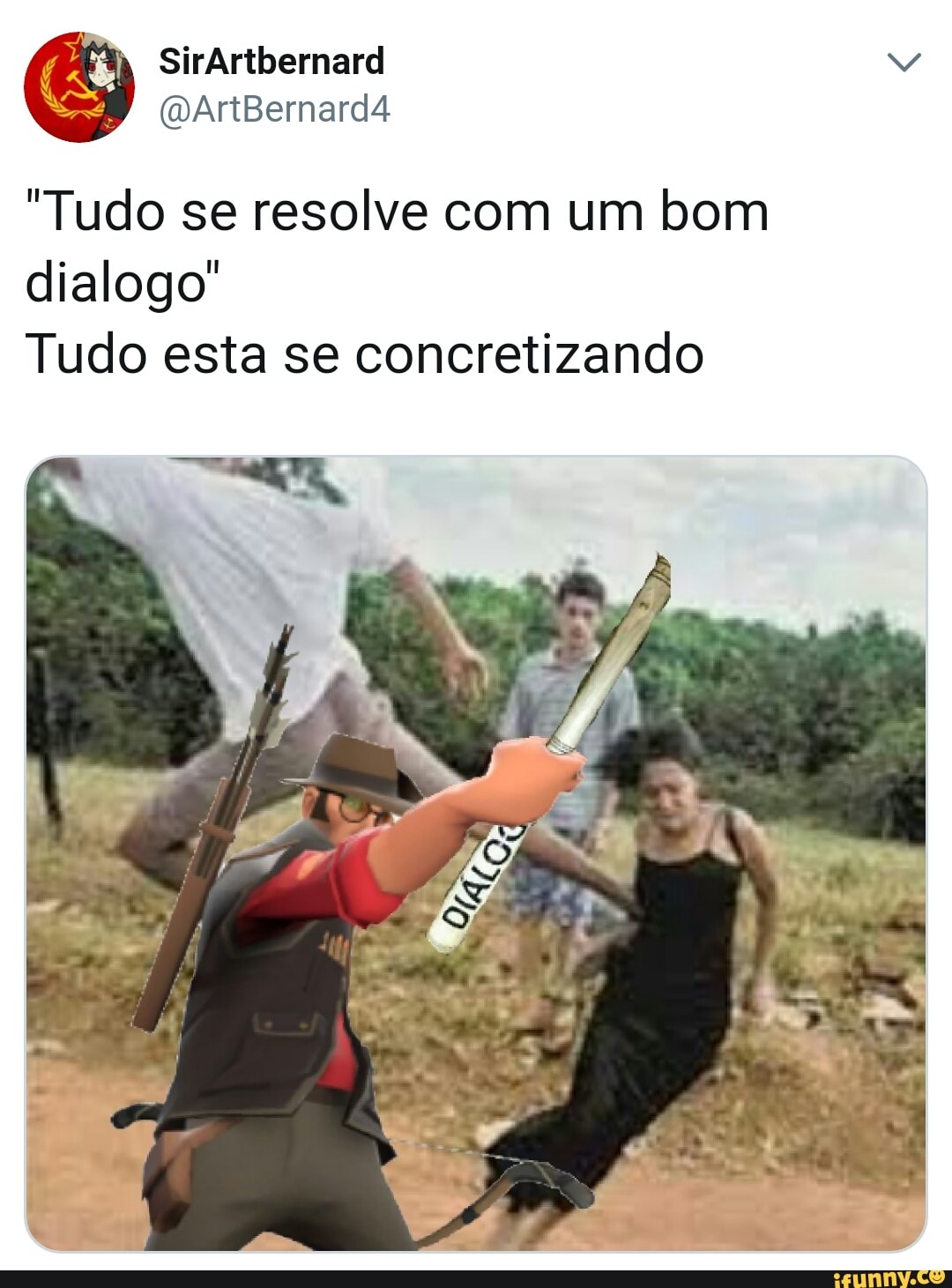 "Tudo se resolve com um bom
dialogo"
Tudo esta se concretizando