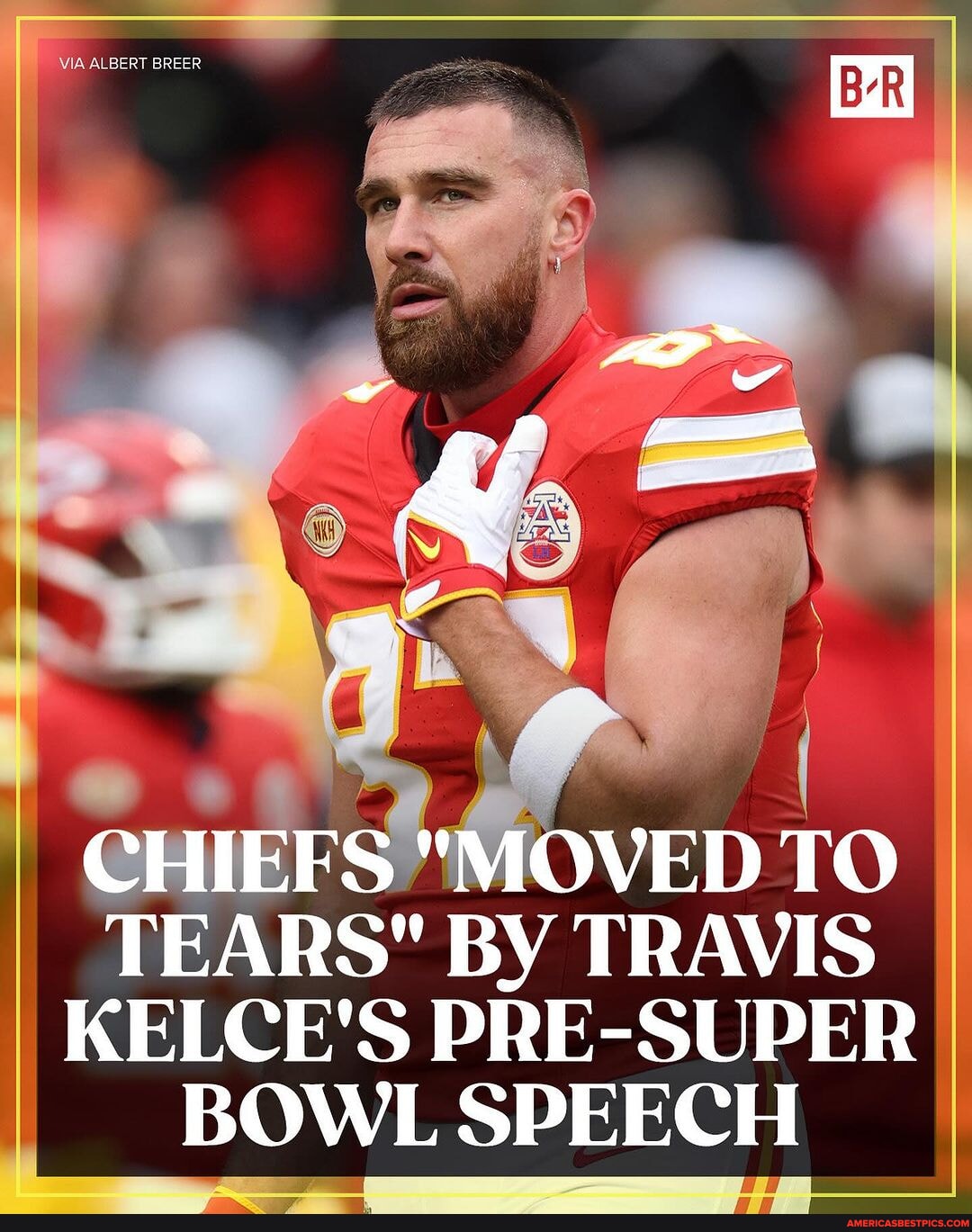 Travis Kelce reportedly gave a “powerful” speech that left players in