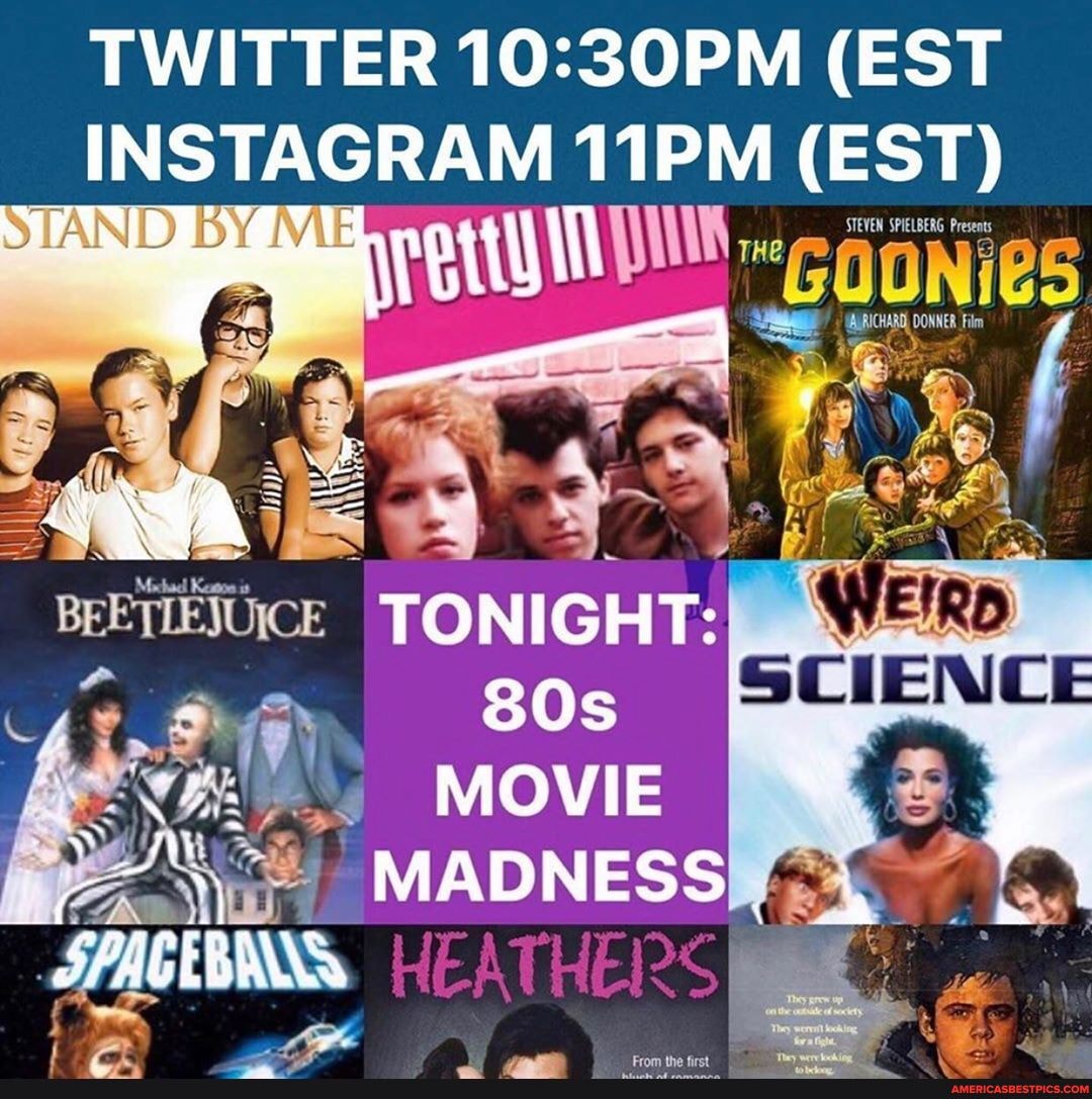 TWITTER (EST INSTAGRAM 11PM (EST)
yay RICHARD, DONNER Film
EN
RICHARD, DONNER Film
TONIGHT:
MOVIE
MADNESS SAGLINS