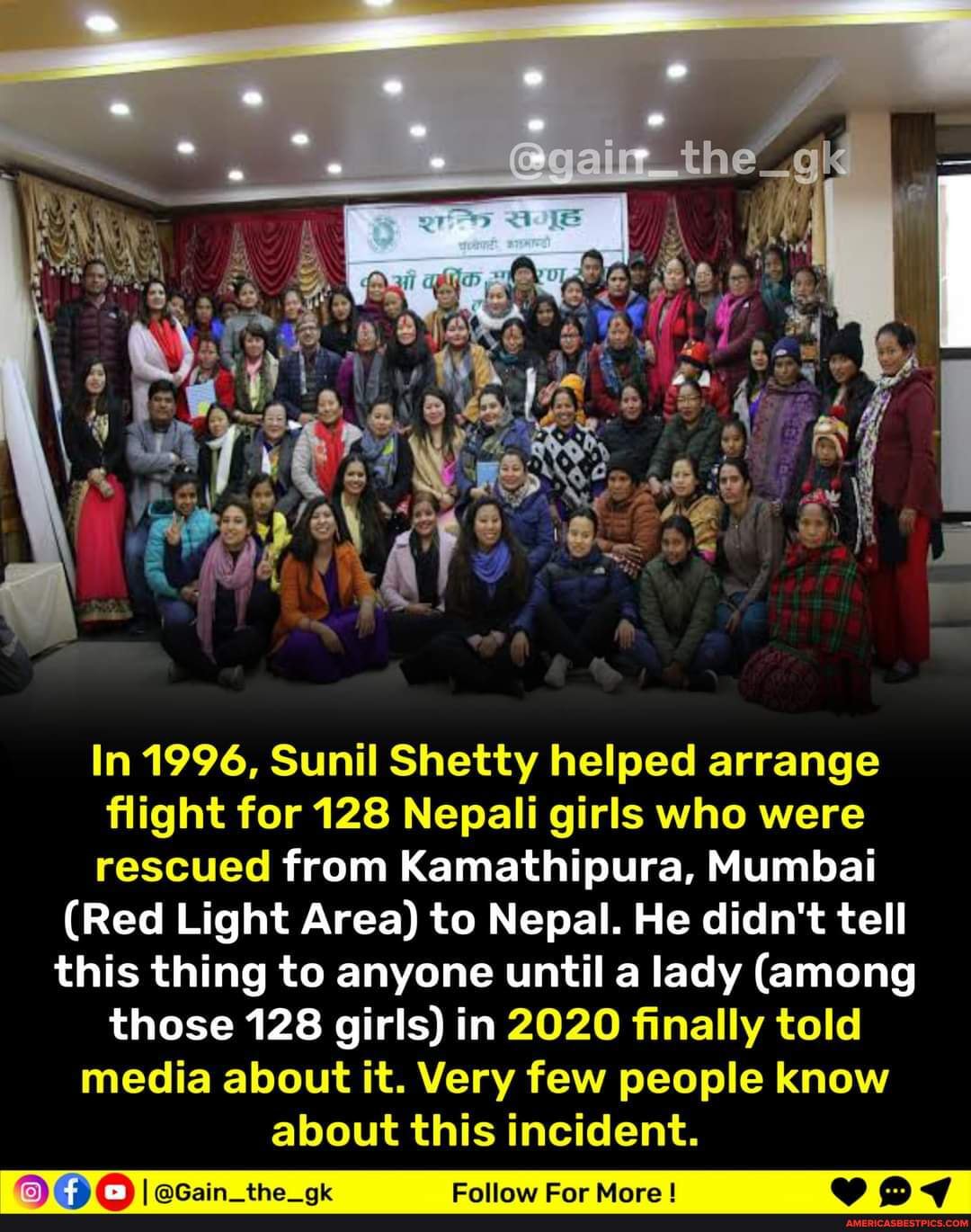 Ac In 1996 Sunil Shetty Helped Arrange Flight For 128 Nepali Girls Who Were Rescued From 1004