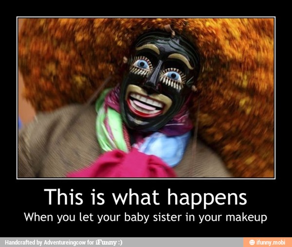 This is what happens
When you let your baby sister in your makeup - This is what happens
When you let your baby sister in your makeup