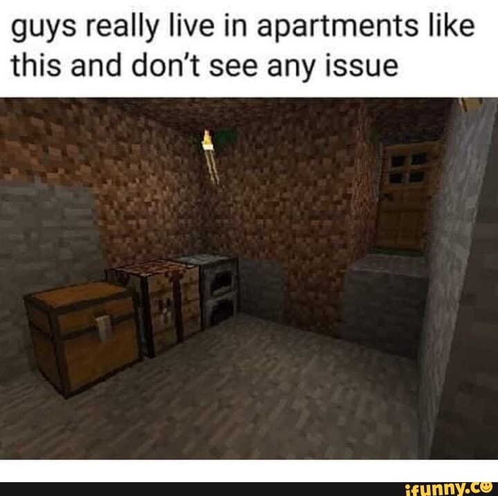 Guys really live in apartments like this and don’t see any issue - iFunny