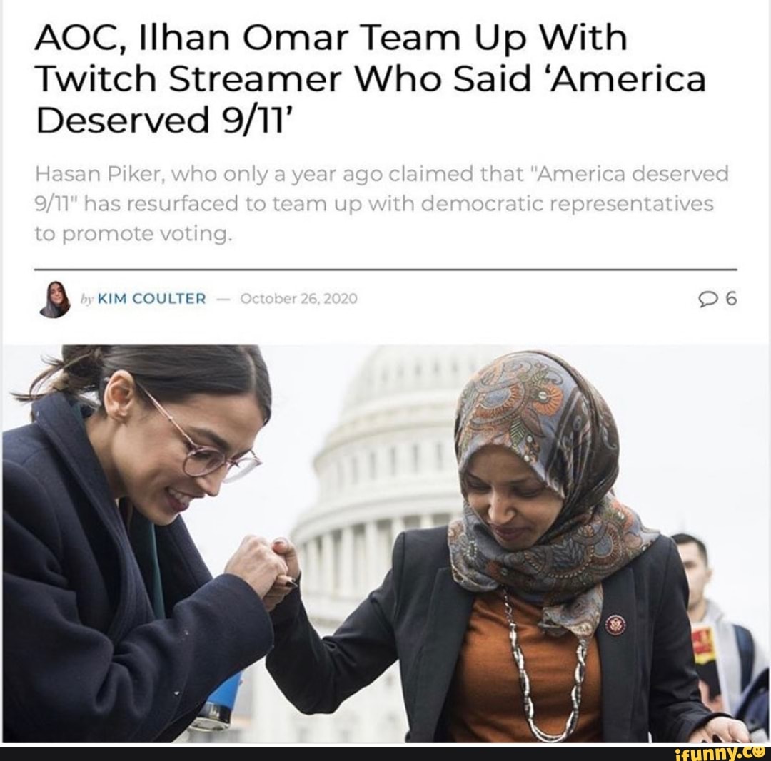 AOC, Ilhan Omar Team Up With Twitch Streamer Who Said 'America Deserved ...