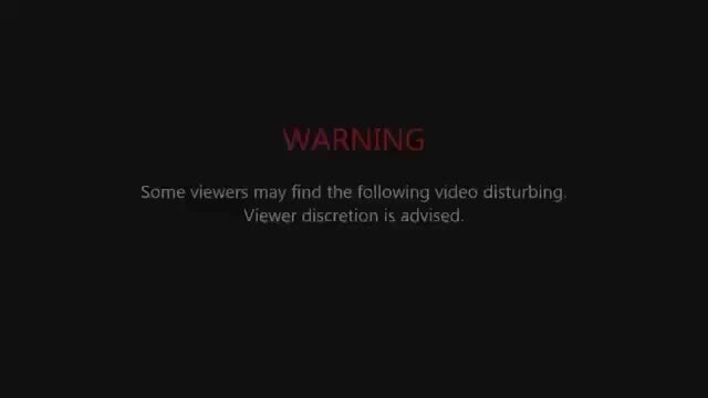 WARNING Some viewers may find the following video disturbing. 