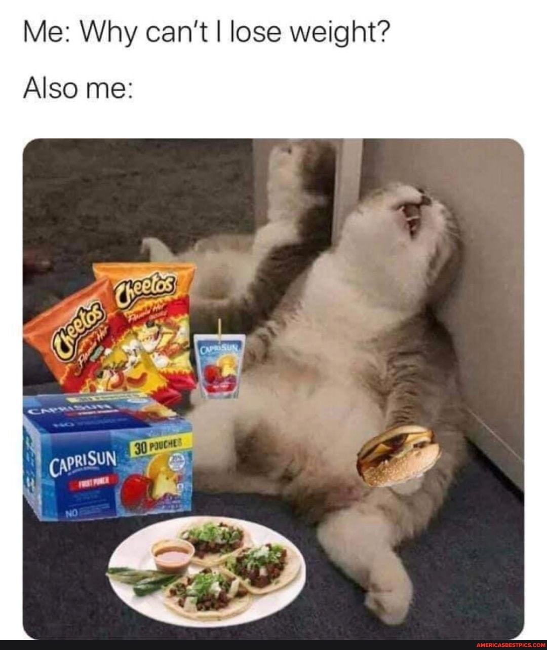 Me: Why can't I lose weight?
Also me: