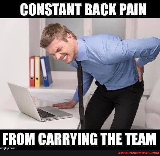 N/A - CONSTANT BACK PAIN FROM CARRYING THE TEAM - America’s best pics ...