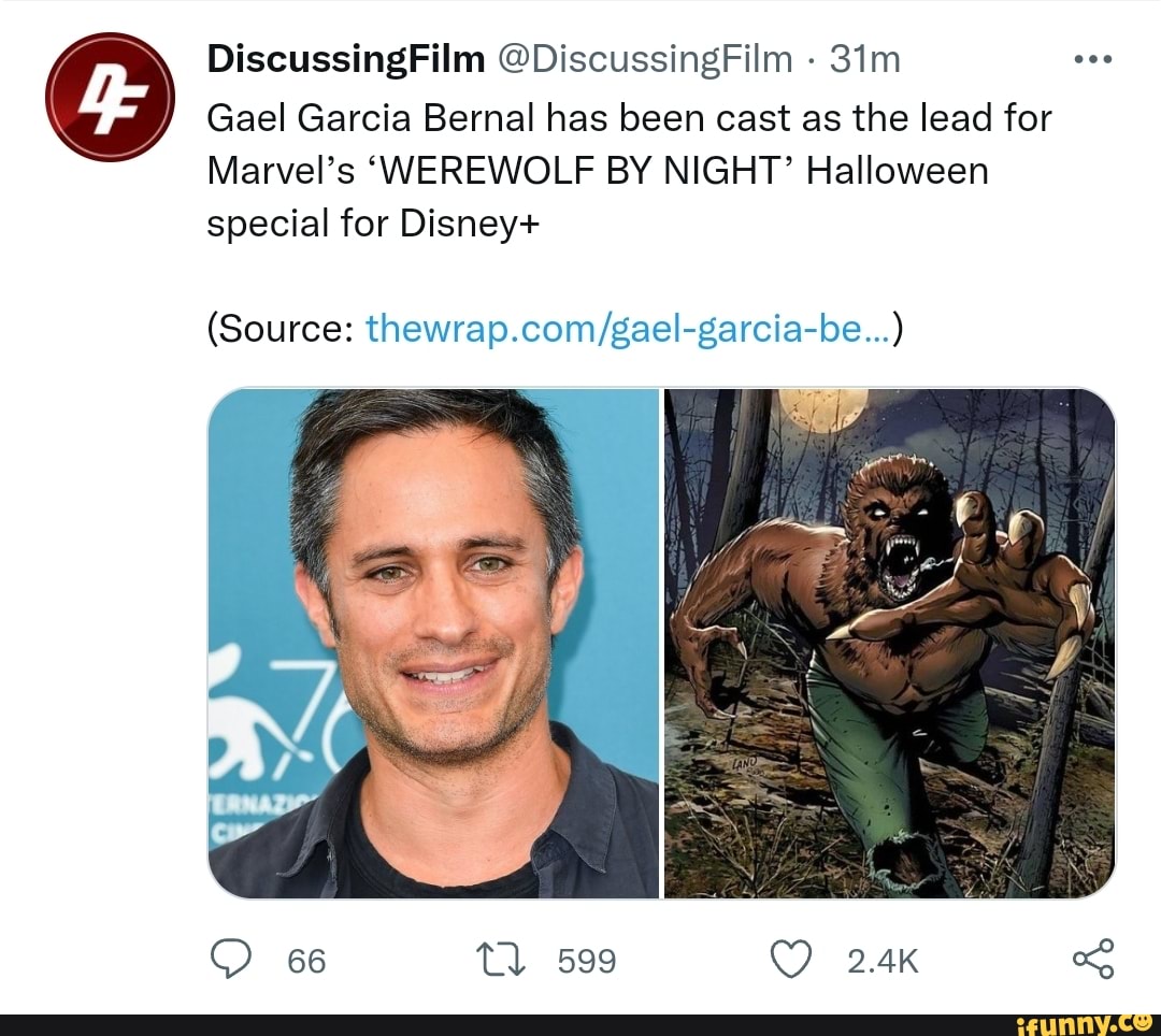 Gael Garcia Bernal to Star in Marvel Disney+ Halloween Special