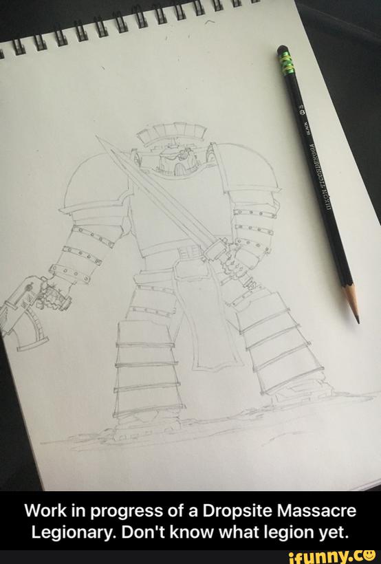 Work in progress of a Dropsite Massacre
Legionary. Don" know what legion yet. - Work in progress of a Dropsite Massacre Legionary. Don't know what legion yet.