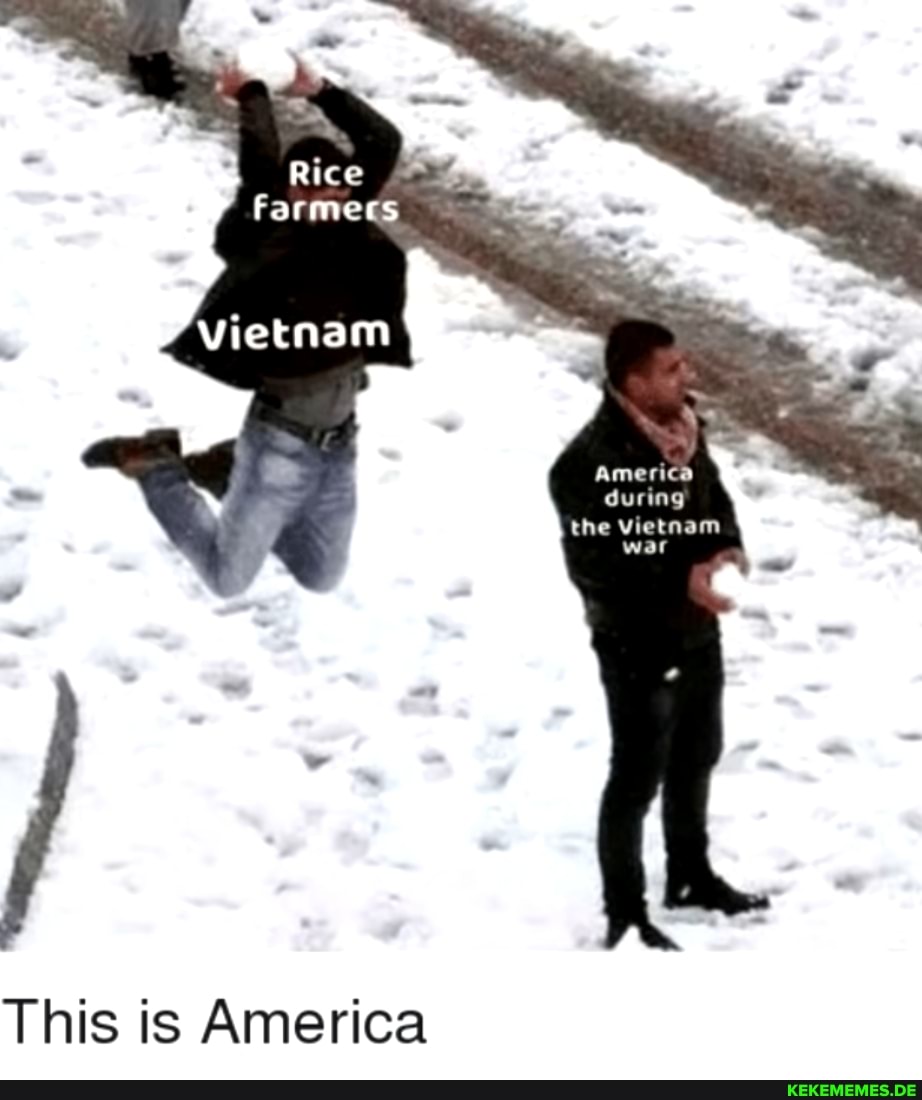 Rice
Farmers
America during the Vietnam war
This is America
