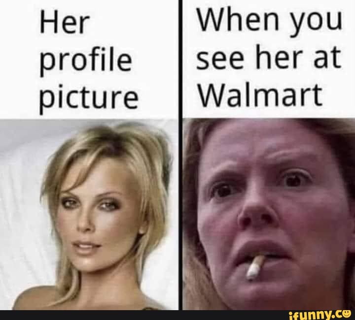 Her When you profile see her at picture I Walmart