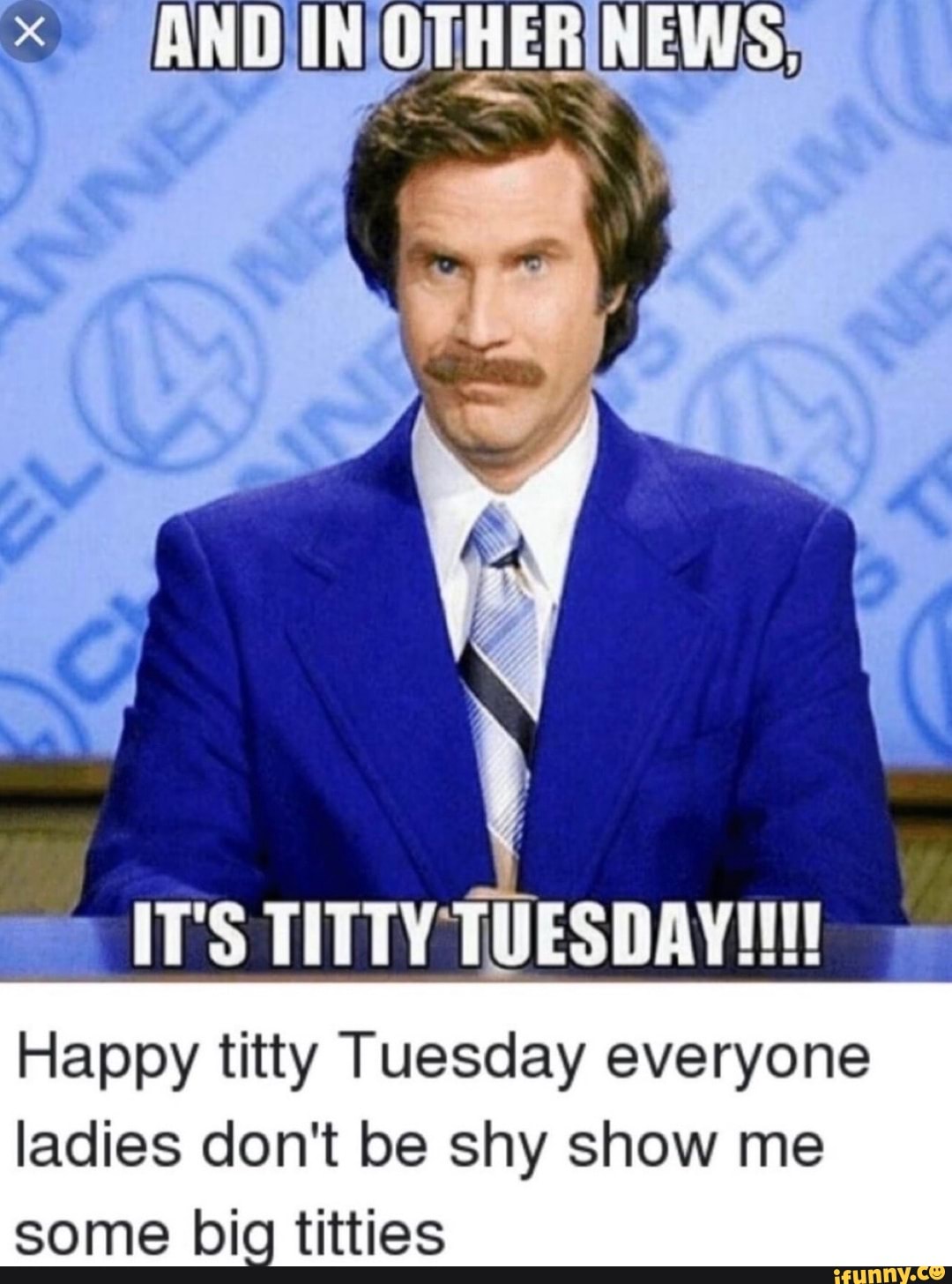 Tuesday what is titty Touch My
