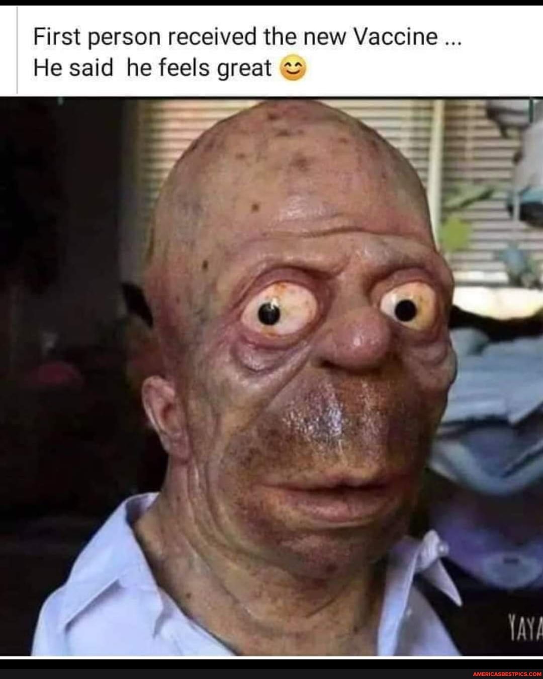 First person received the new Vaccine
He said he feels great