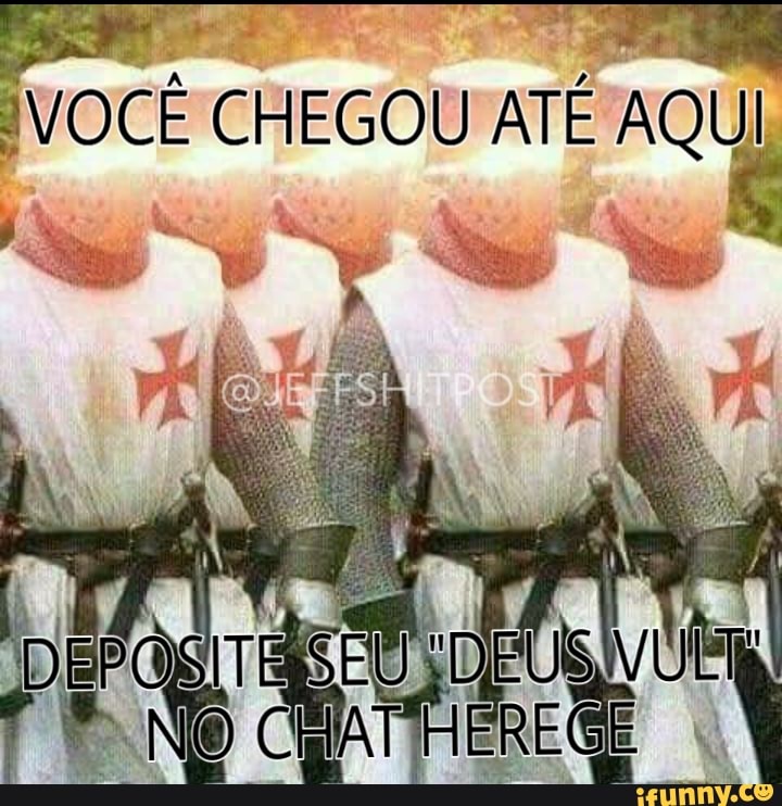 VOCÊ CHEGOU ATÉ AQUI