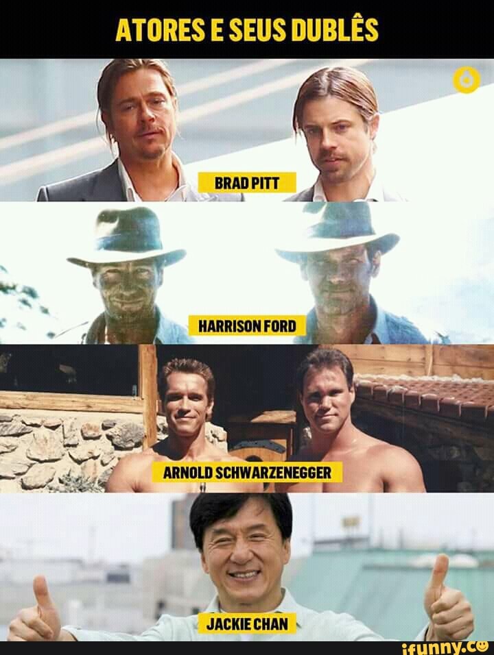 ATORES E SEUS DUBLÊS
HARRISON FORD