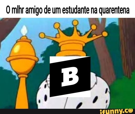 O mlhr amigo de um estudante na quarentena