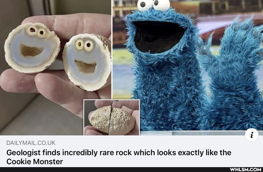 DAILYMAIL.CO.UK
Geologist finds incredibly rare rock which looks exactly like the