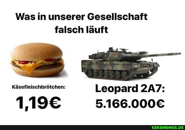 Was in unserer Gesellschaft falsch läuft
Leopard