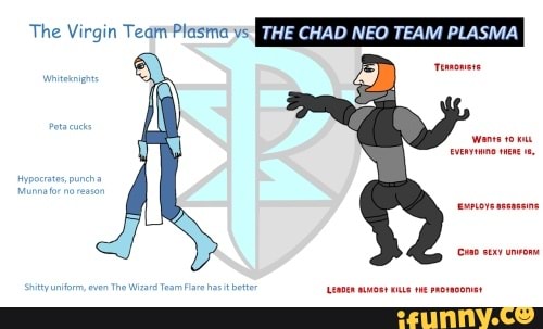 THE CHAD NEO TEAM PLASMA
Wants