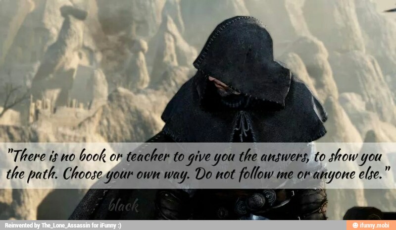 Via JN
"There is no
book or
teacher to give you the answers, to show you
the path. Choose.gour own way. Do not follow me or anyone else."
pr