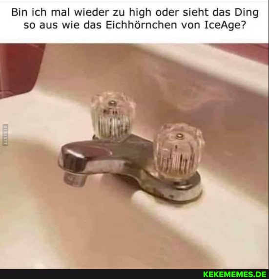 Bin ich mal wieder zu high oder sieht das Ding so aus wie das Eichhörnchen von IceAge?