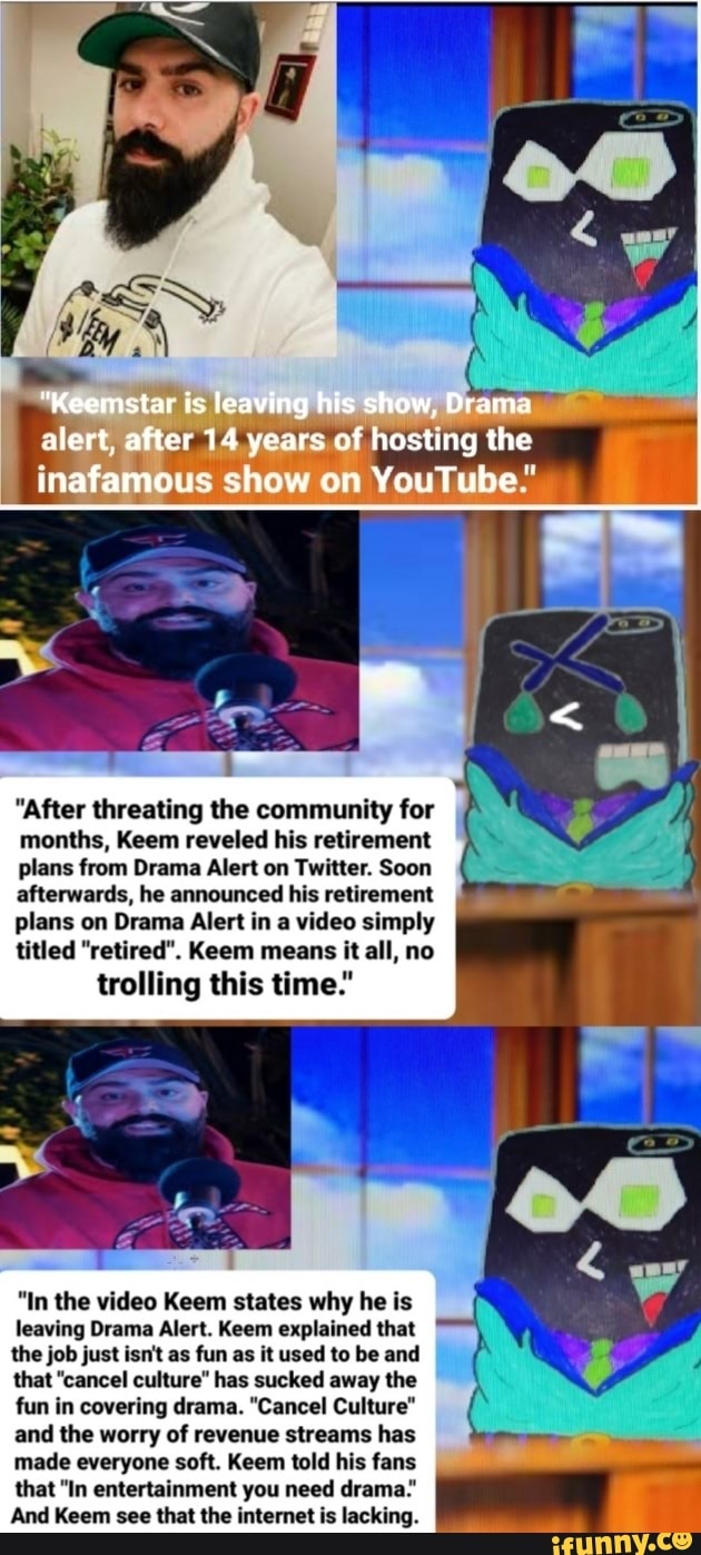  Keemstar Is Leaving His Show Drama Alert After 14 Years Of Hosting 