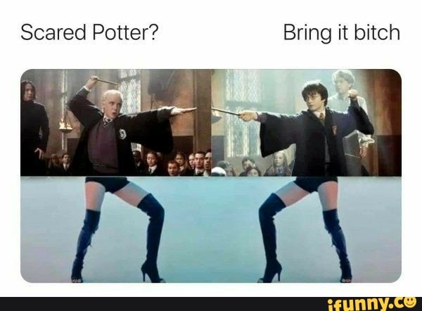 Scared Potter? Bring it bitch