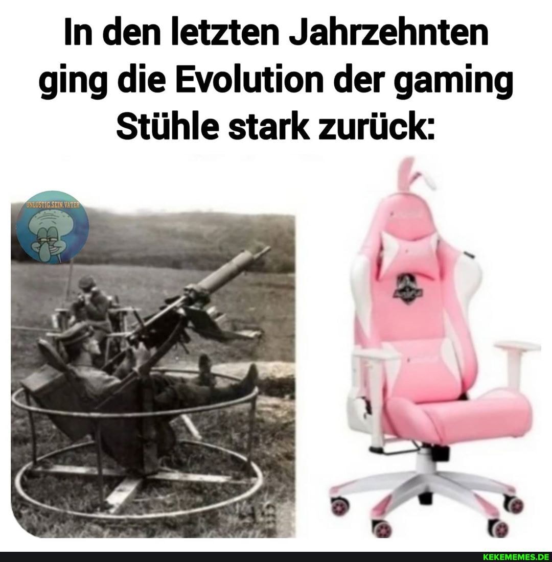 In den letzten Jahrzehnten ging die Evolution der gaming
Stühle stark zurück: