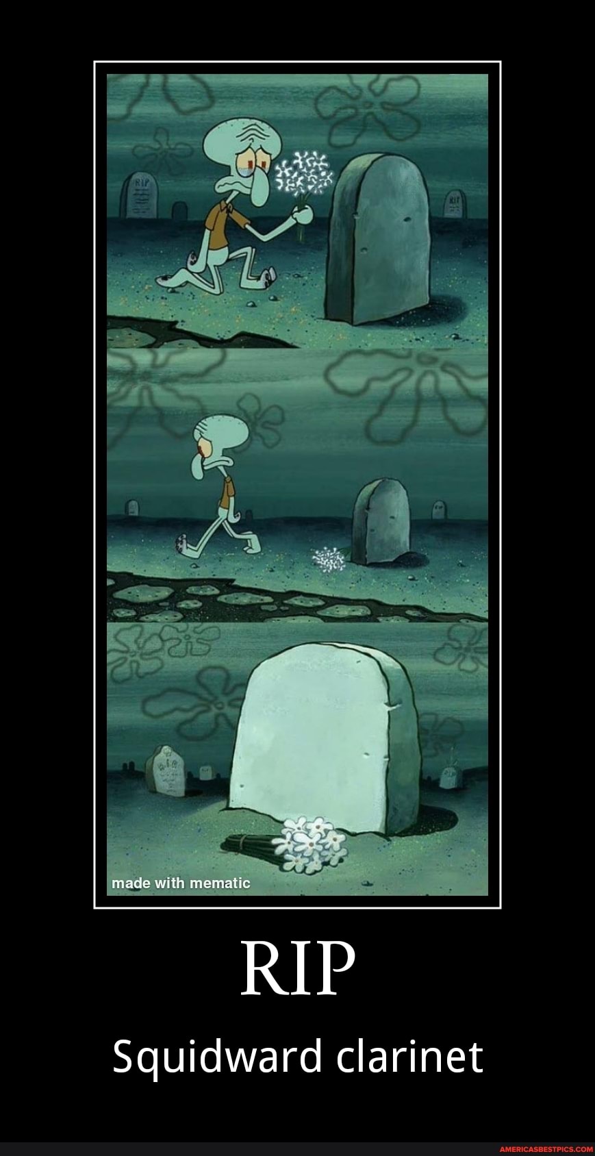 RIP Squidward America’s best pics and videos