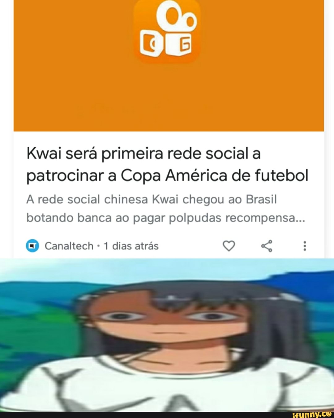 Kwai será primeira rede social a patrocinar a Copa América de futebol
A rede social chinesa Kwai chegou ao Brasil botando banca ao pagar polpudas recompensa...
(5) Canaltech 1 dias atrás