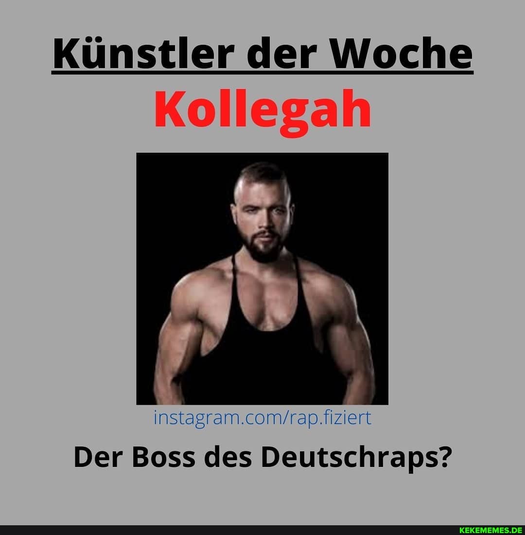Künstler der Woche
Kollegah
Der Boss des Deutschraps?