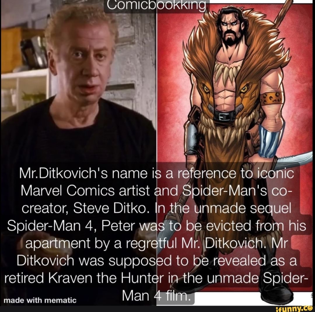 VOMICOOOKKING all 's name is a reference to Marvel Comics  artist and Spider-Man's' CO-