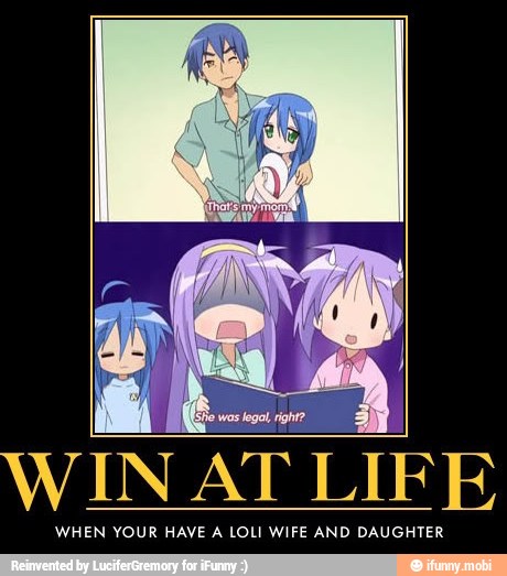 WIN
AT Mía E
WHEN YOUR HAVE A LOLI WIFE AND DAUGHTER