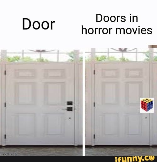 Doors in
horror movies