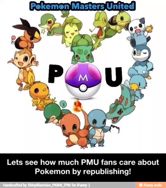 Lets see how much PMU fans care about
Pokemon by republishing! - Lets see how much PMU fans care about Pokemon by republishing!
