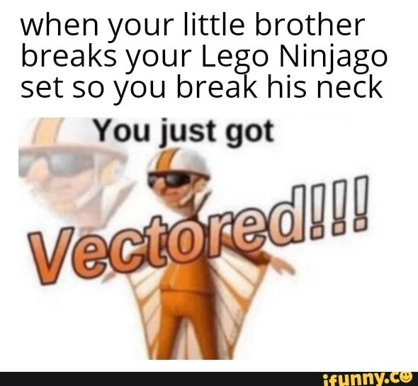 When Your Little Brother Breaks Your Lego Ninjago Set So You Break His