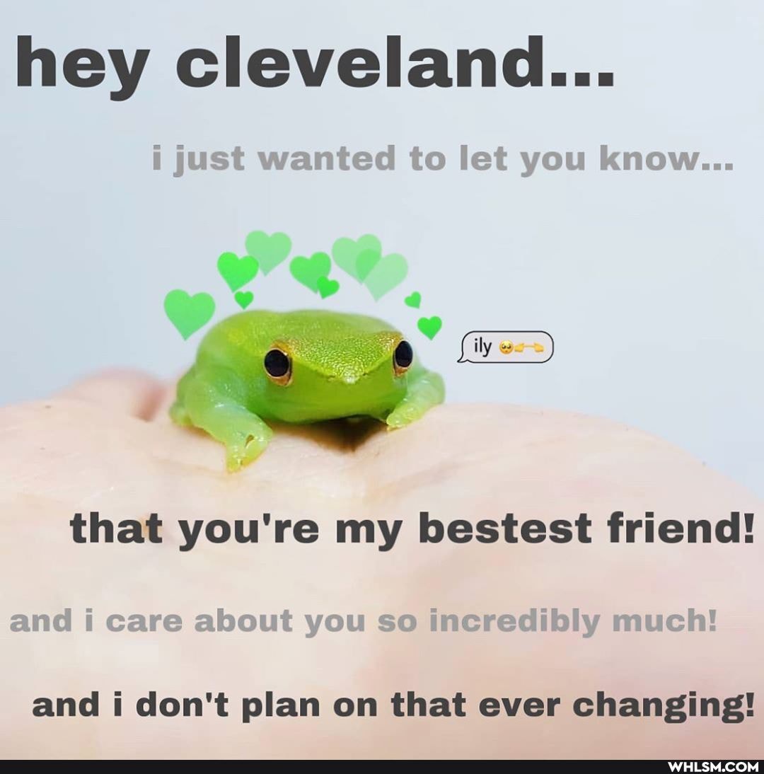 hey cleveland...
i just wanted to let you know...
ily
the!
that you're my bestest friend! and i care about you so incredibly much!
and i don't plan on that ever changing!