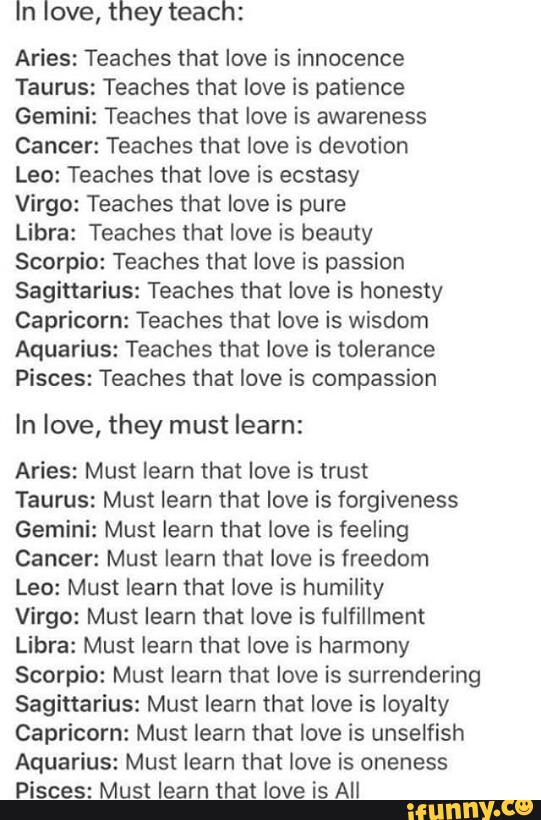 Ln Love They Teach Aries Teaches That Love Is Innocence - 