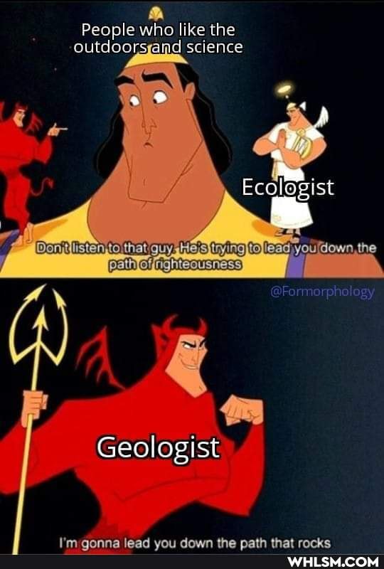 People who like the outdoorsend science
Ecologist
guy
\ Fo
Geologist