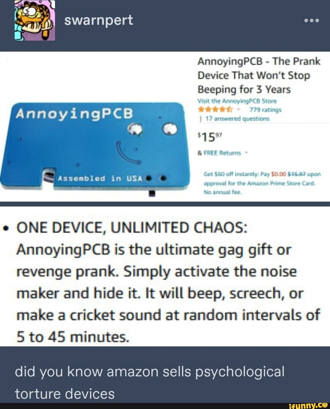 Annoying Noise Maker Beeper Prank Device Prank Noise Maker PCB Beeping Prank - Foto 4