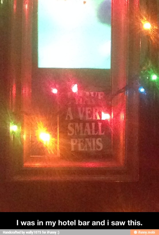 I was in my hotel bar and i saw this. - I was in my hotel bar and i saw this.