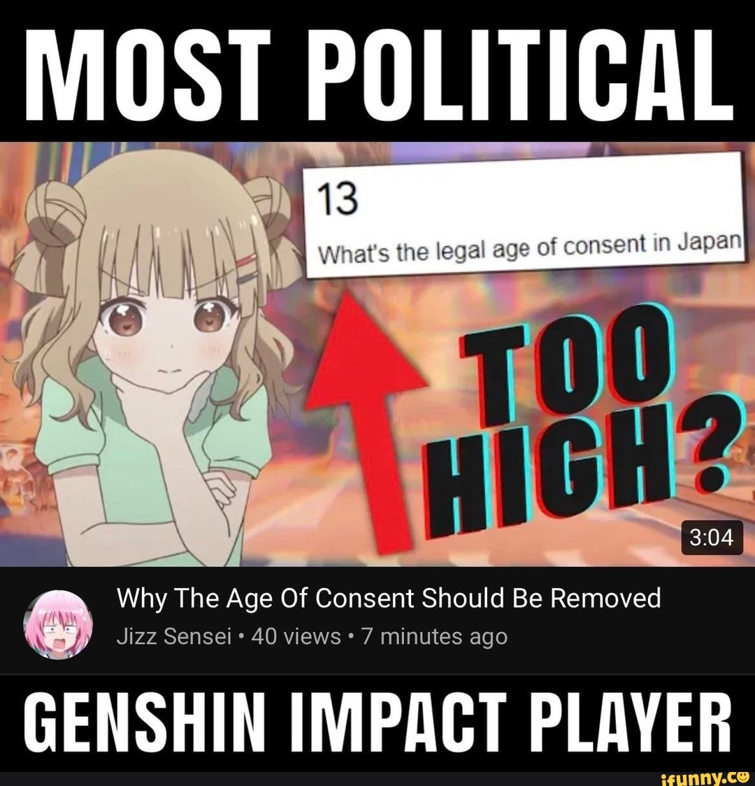 Age of consent in japan meme