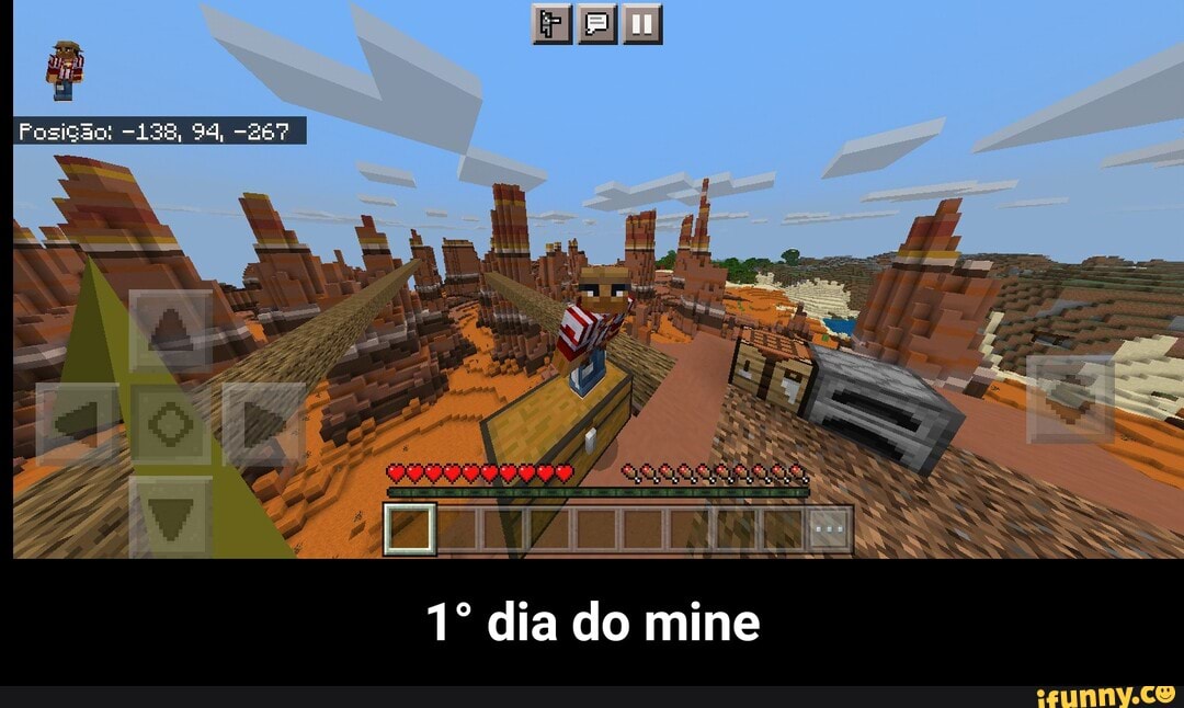 ad,
dia do mine - 1° dia do mine