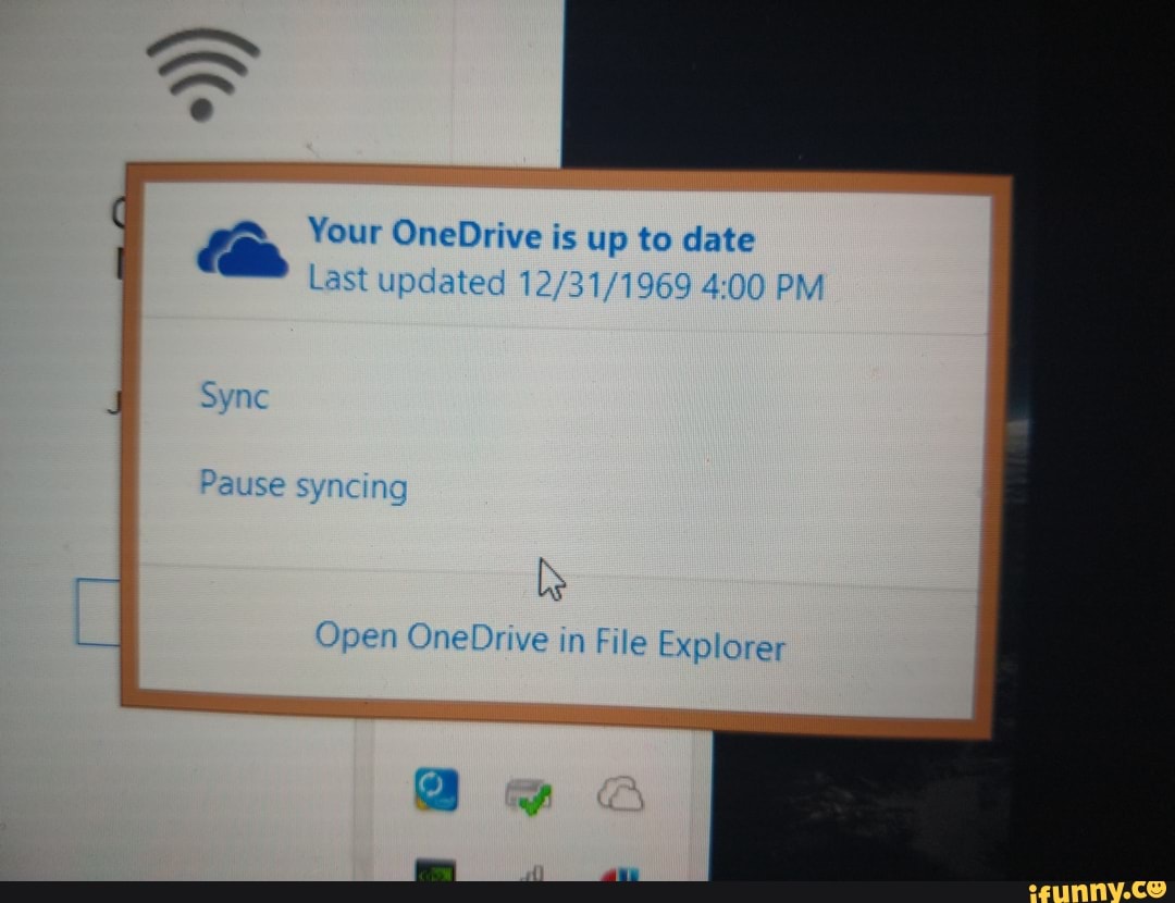 Your OneDrive is up to date
